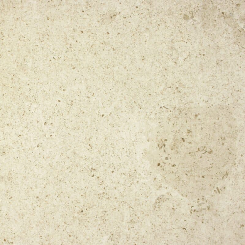A pedra NFT MS é um calcário de cor bege, com um aspecto compacto. É um calcário de alguma dureza, de grão médio e com algumas sombras. Apresenta pequenos fósseis dispersos.